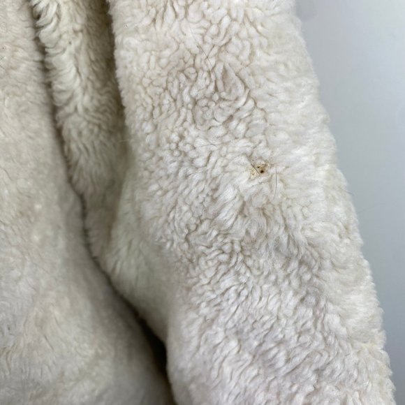 Vintage Ivory Faux Fur Coat Bagdad Styled by Sportowne Fabric by LaFrance - Picture 7 of 16